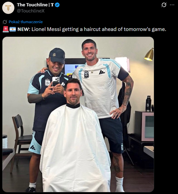 Leo Messi i jego ''NOWA FRYZURA'' przed meczem z Austrią na MŚ!